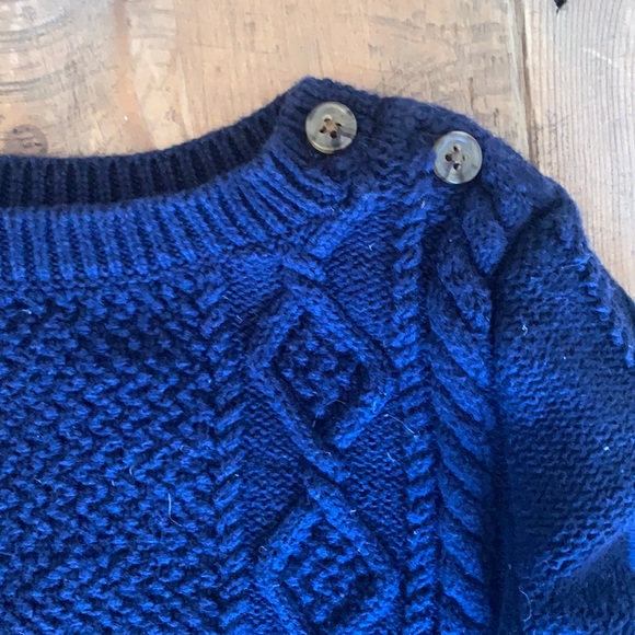 💙Baby Gap Baby 6-12 months Navy Knit sweater - Picture 2 of 4